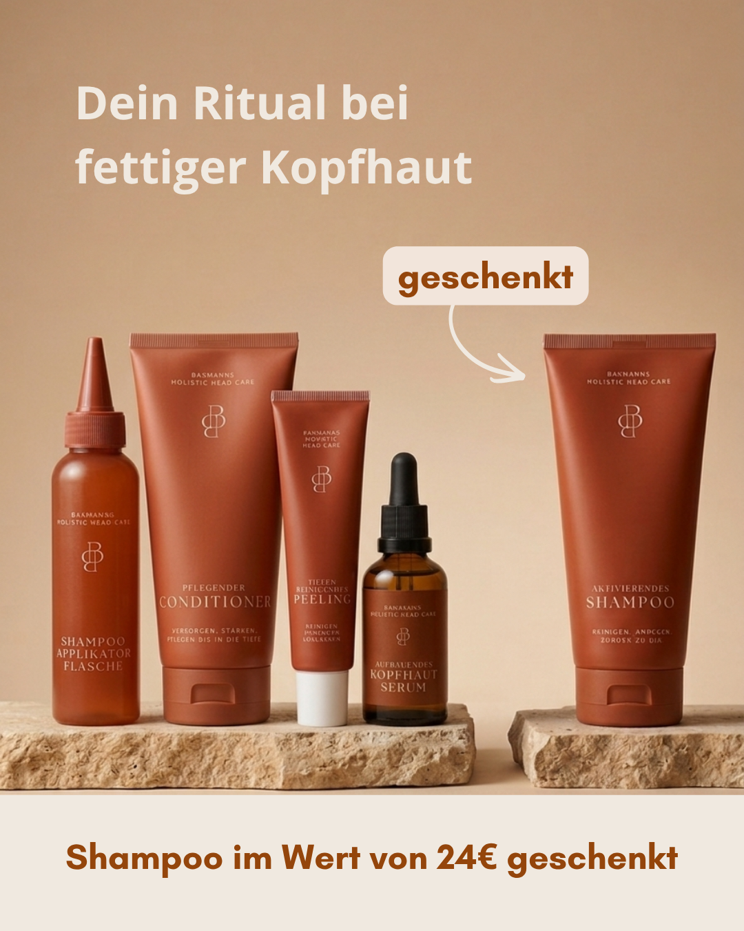 Ritual bei fettiger Kopfhaut