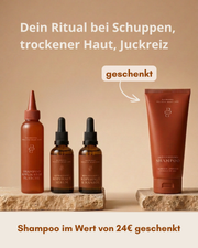 Ritual bei trockener Kopfhaut