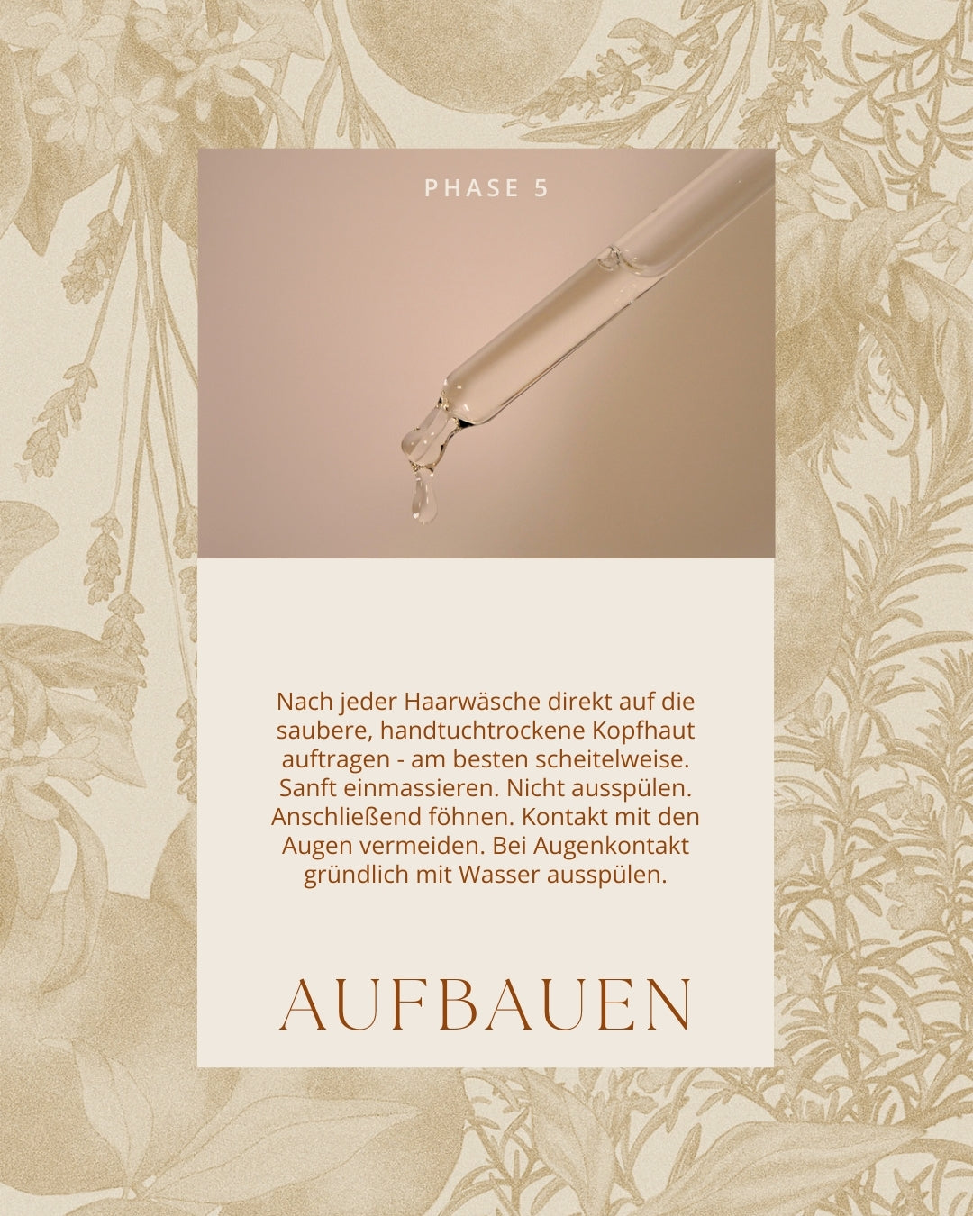 Aufbauendes Kopfhautserum